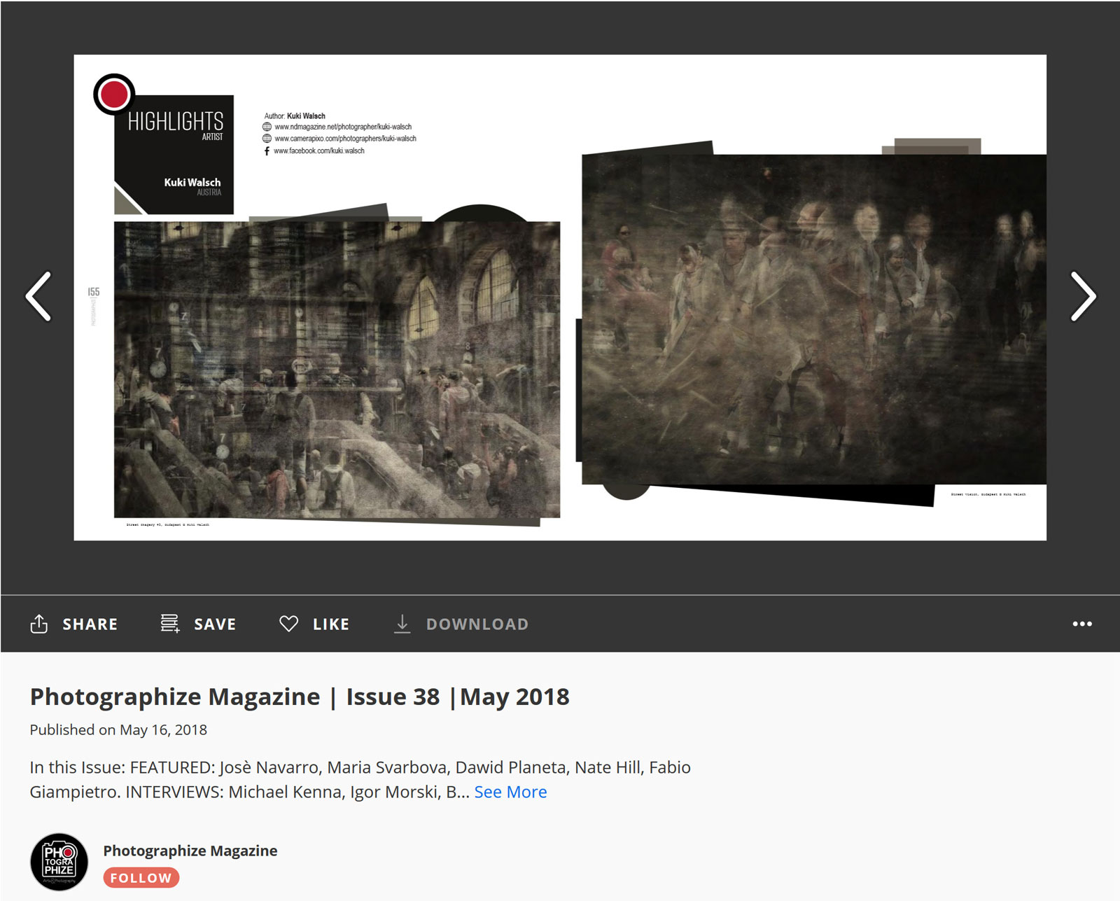 Screenshot Photographize Issue 38 May page155 156 1600px